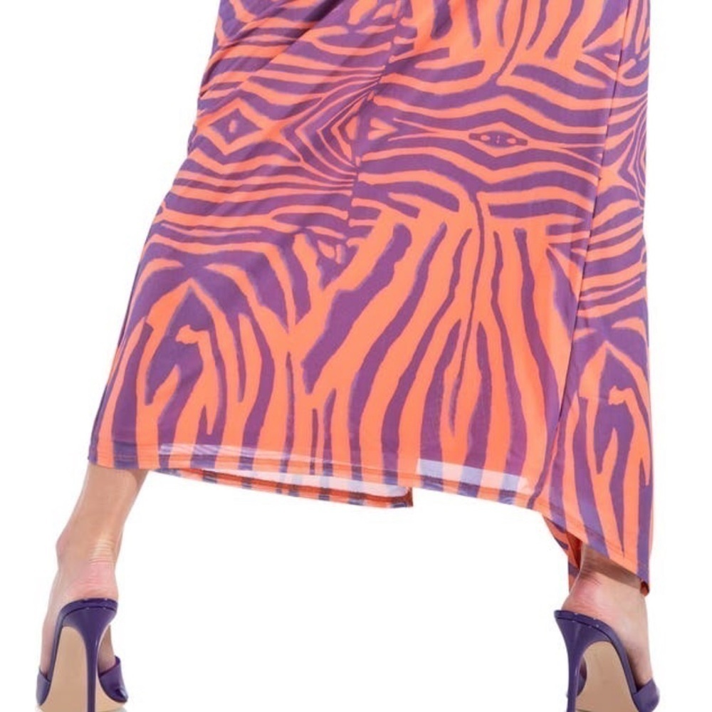 Zebra print maxi skirt - Picture 4 of 6